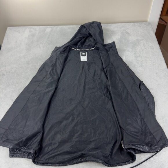 Adidas Originals Black Windbreaker Lightweight Jacket Men’s Size XL - Picture 8 of 14